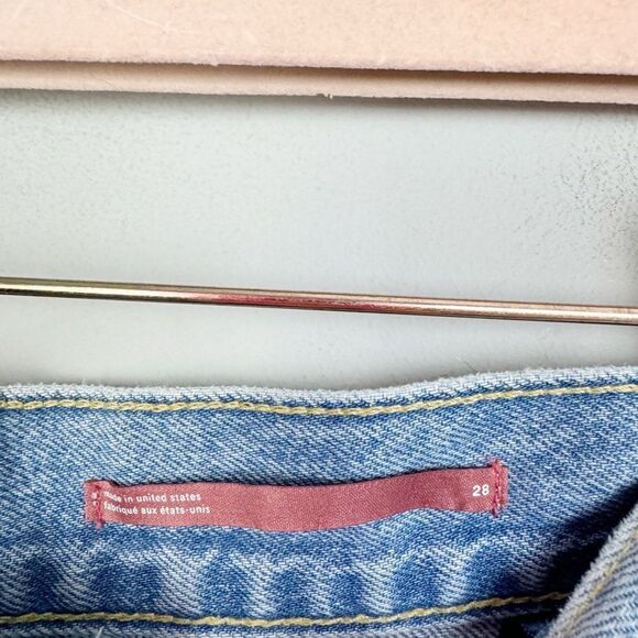 PILCRO | Vintage Crop Jeans Light Blue Wash Distressed Women’s Size 28 - Picture 11 of 15